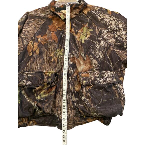 Woolrich Camo Hunting Jacket M Outdoor Guide Collection Full Zip Quilted Vintage - Picture 5 of 8